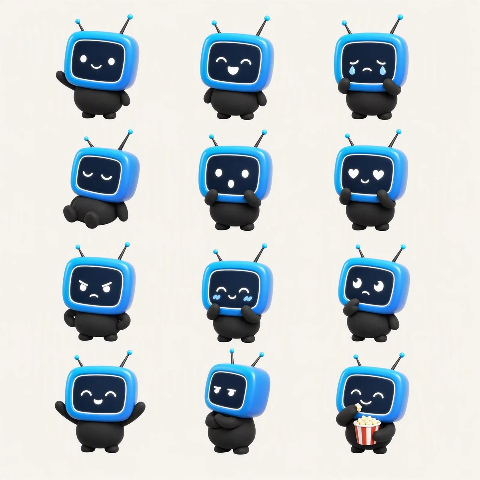 Official Emoticon Pack (12 Expressions)
